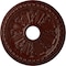 Ekena Millwork Raymond Ceiling Medallion (Canopies up to 5 1/8"), 18 1/8"OD 3 5/8"ID x 1 1/8"P, Brushed Mahogany CM18RABMF - alternate 1